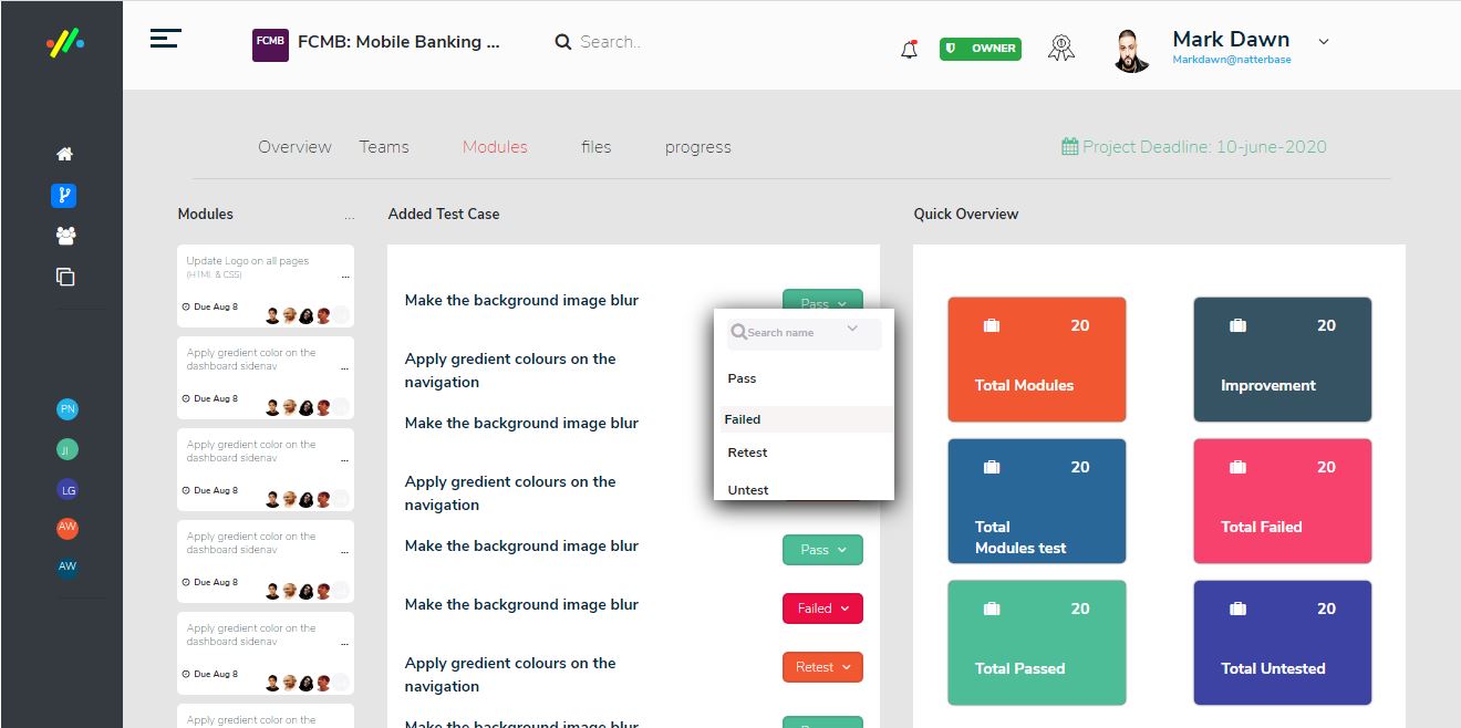 Bank UI (frontend)